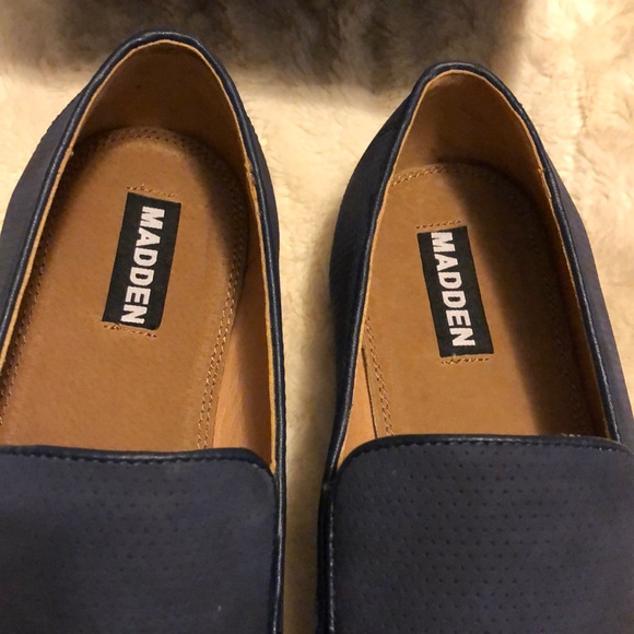 Steve Madden Madden Blue Suede MENS 👞 - Picture 3 of 7